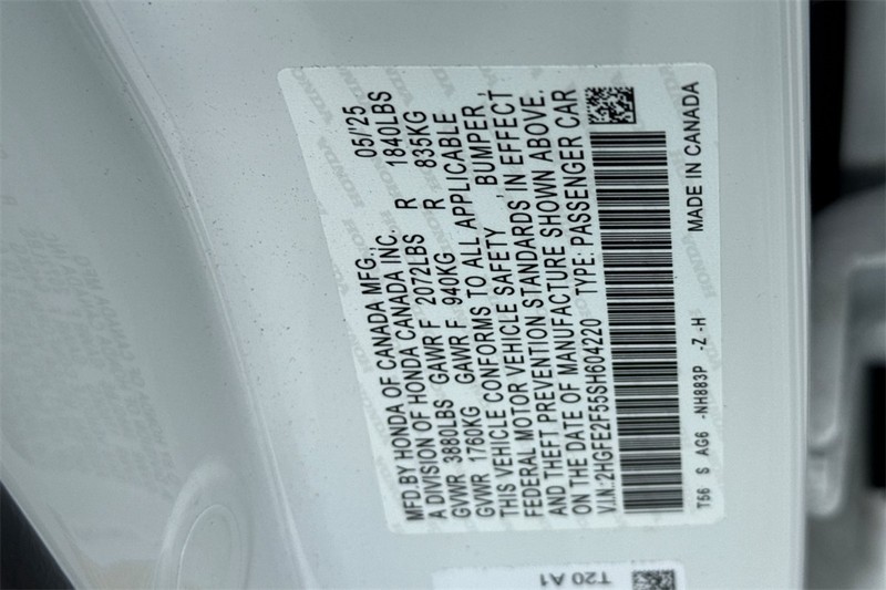 Honda Civic Sedan Vehicle Full-screen Gallery Image 26