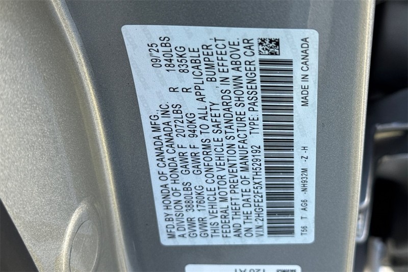 Honda Civic Sedan Vehicle Full-screen Gallery Image 21