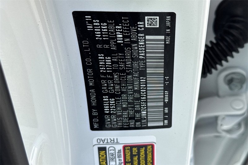 Honda Clarity Plug-In Hybrid Vehicle Full-screen Gallery Image 28