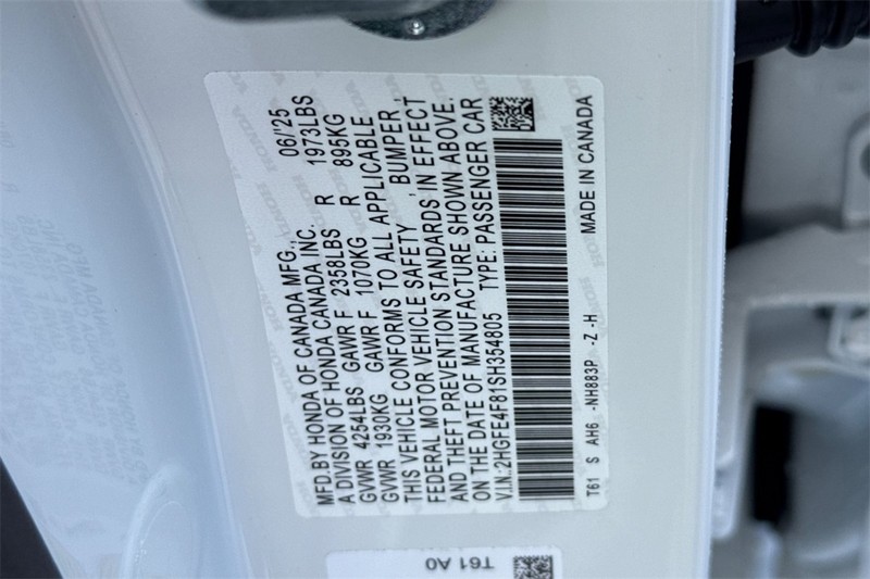 Honda Civic Sedan Hybrid Vehicle Full-screen Gallery Image 26