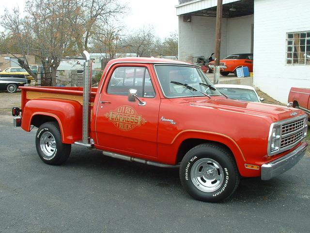 1979 Dodge Lil Red Express   at Lucas Mopars in Cuero TX