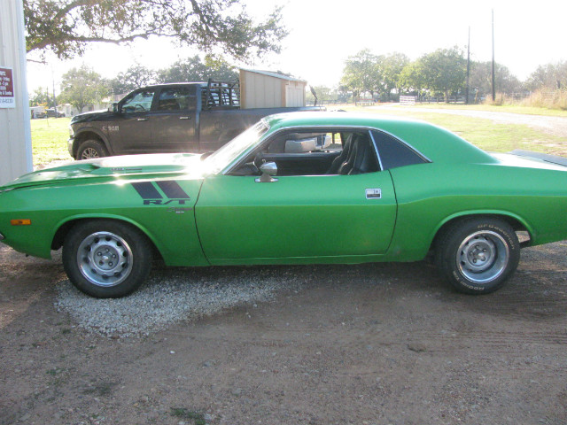 1974 Dodge Challenger rallye at Lucas Mopars in Cuero TX