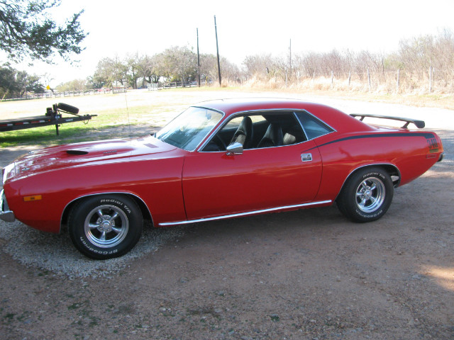 1973 Plymouth Barracuda ’Cuda at Lucas Mopars in Cuero TX