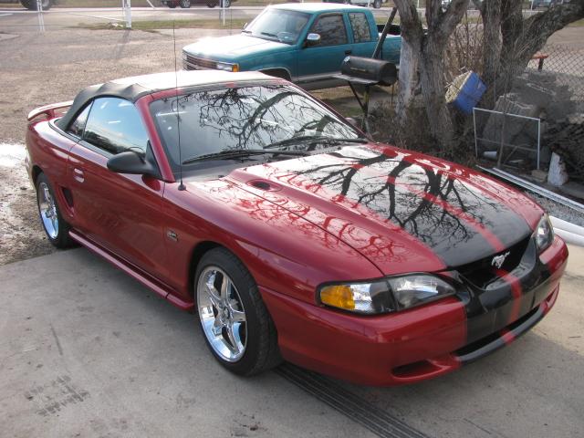 1995 Ford Mustang GT CONVERTIBLE at Lucas Mopars in Cuero TX