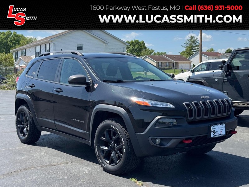 Used 2016 Jeep Cherokee Trailhawk with VIN 1C4PJMBB9GW123515 for sale in Festus, MO