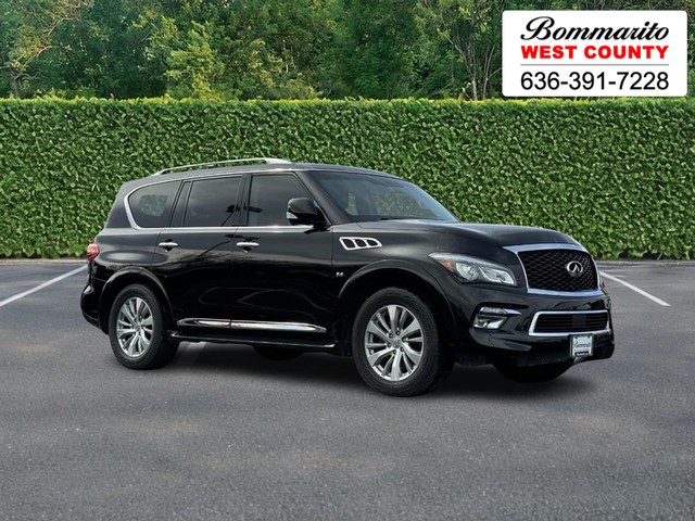 2016 INFINITI QX80 4WD 4dr at West County Pre-Owned Center in Ellisville MO