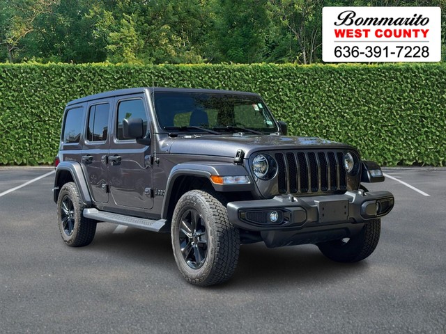 2022 Jeep Wrangler Unlimited Sahara Altitude at West County Pre-Owned Center in Ellisville MO