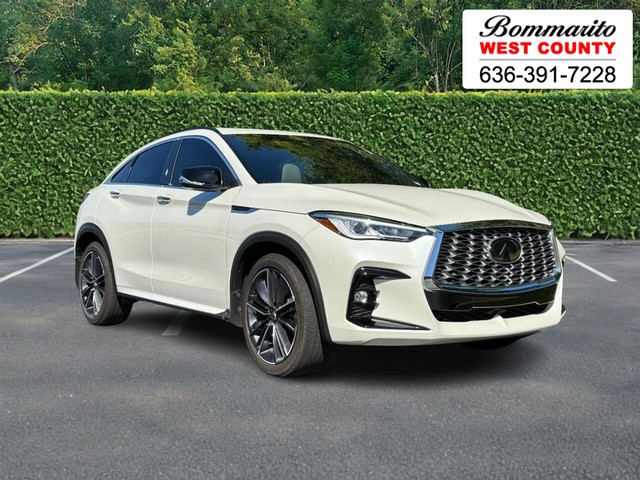 2022 INFINITI QX55 LUXE at Bommarito MSRP site in Hazelwood MO