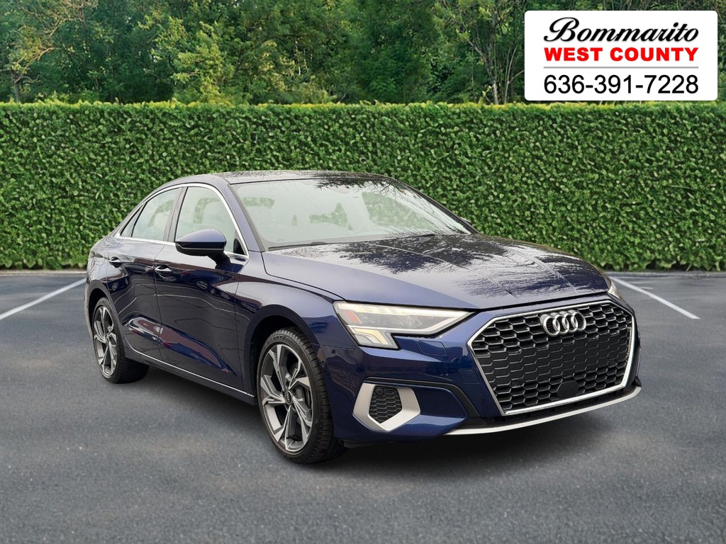 Atoll Blue Metallic 2022 Audi A3 40 TFSI Premium Plus FWD Sedan Front-Wheel Drive Automatic