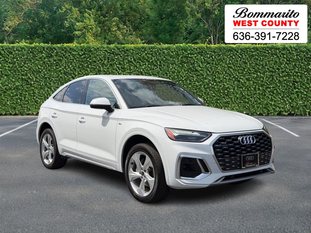 Glacier White Metallic 2024 Audi Q5 Sportback quattro Premium Plus S Line 45 TFSI AWD Sedan All-Wheel Drive Automatic