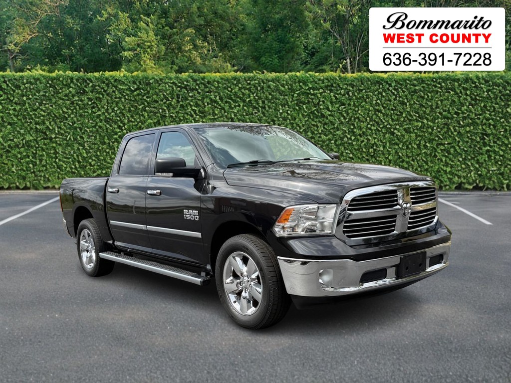 Black Clearcoat 2015 RAM 1500 Big Horn Crew Cab 4WD Pickup Truck Four-Wheel Drive Automatic