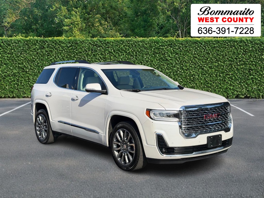 White Frost Tricoat 2021 GMC Acadia SUV / Crossover Four-Wheel Drive Automatic