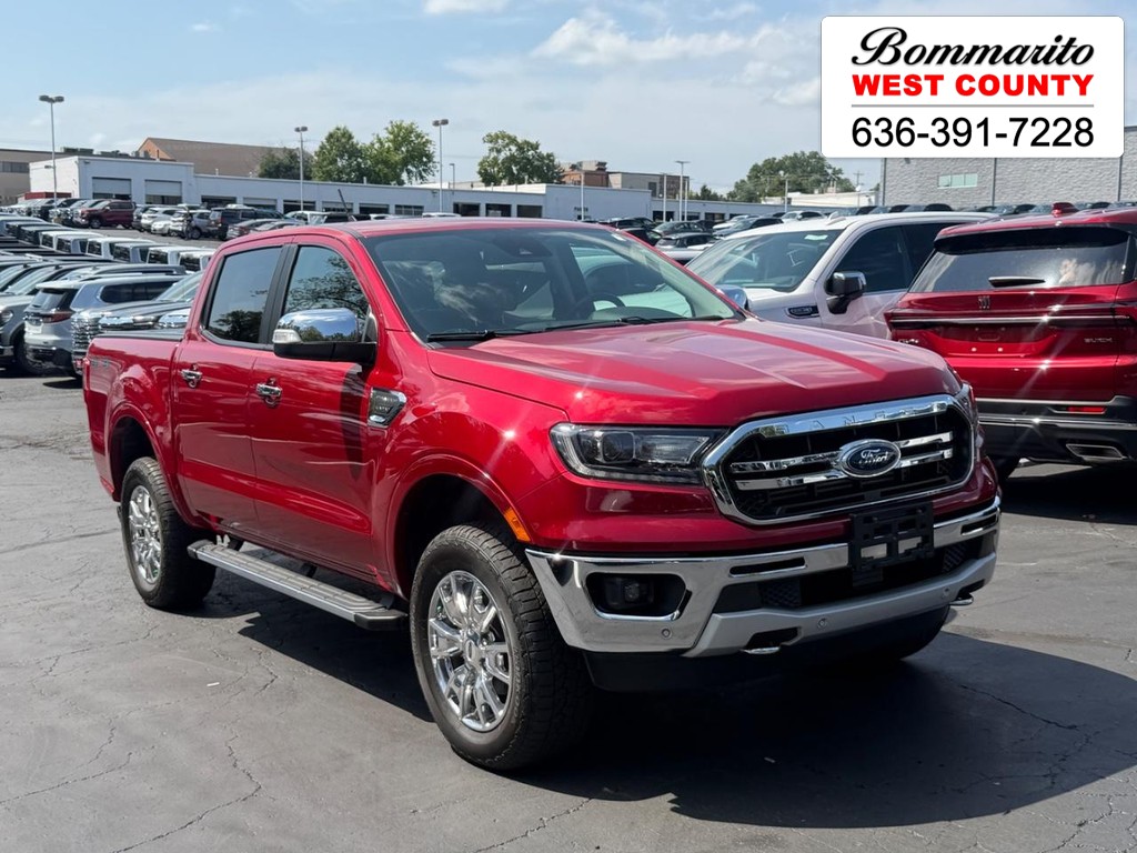 Rapid Red Metallic Tinted Clearcoat 2021 Ford Ranger Pickup Truck Four-Wheel Drive Automatic