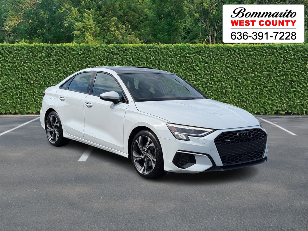 Ibis White 2023 Audi A3 Sedan All-Wheel Drive Automatic