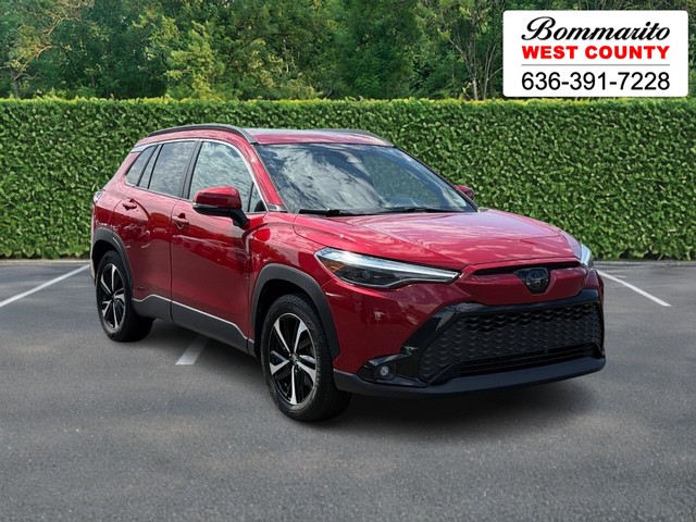 Barcelona Red Metallic 2024 Toyota Corolla Cross Hybrid SUV / Crossover All-Wheel Drive Continuously Variable Transmission