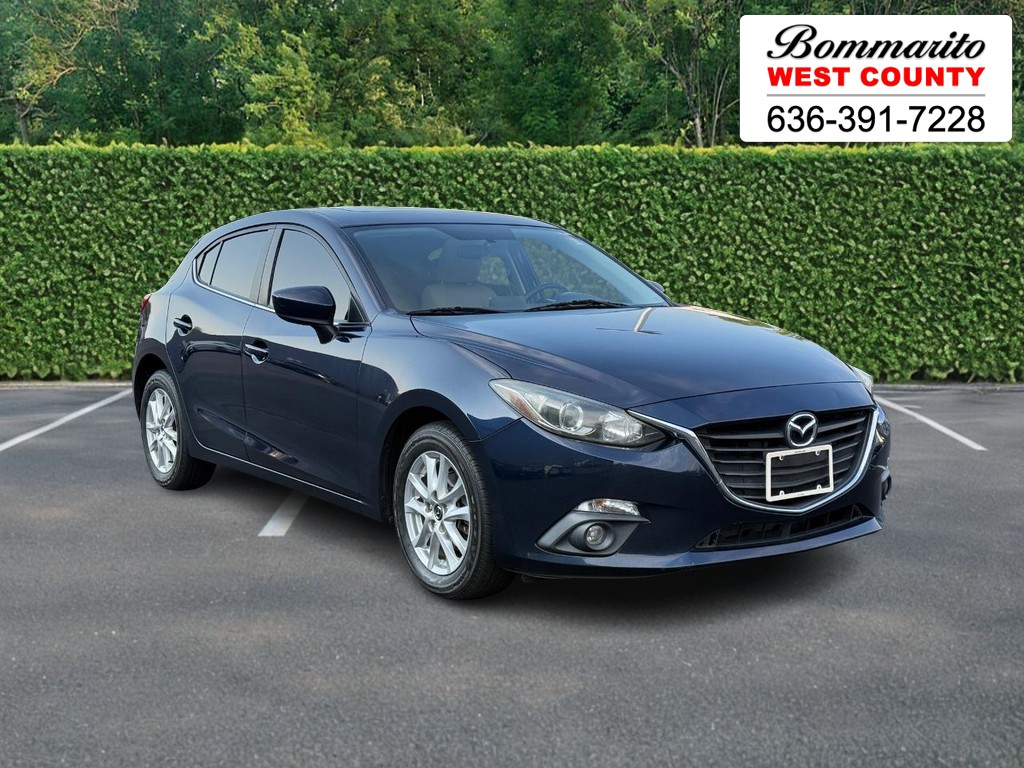 Crystal Blue 2015 Mazda MAZDA3 Hatchback Front-Wheel Drive Automatic