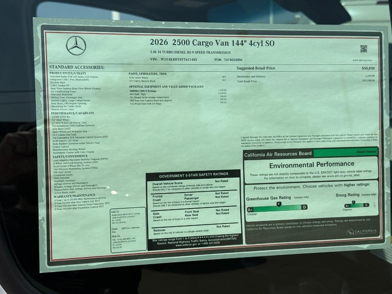 Mercedes-Benz Sprinter Van Vehicle Full-screen Gallery Image 4