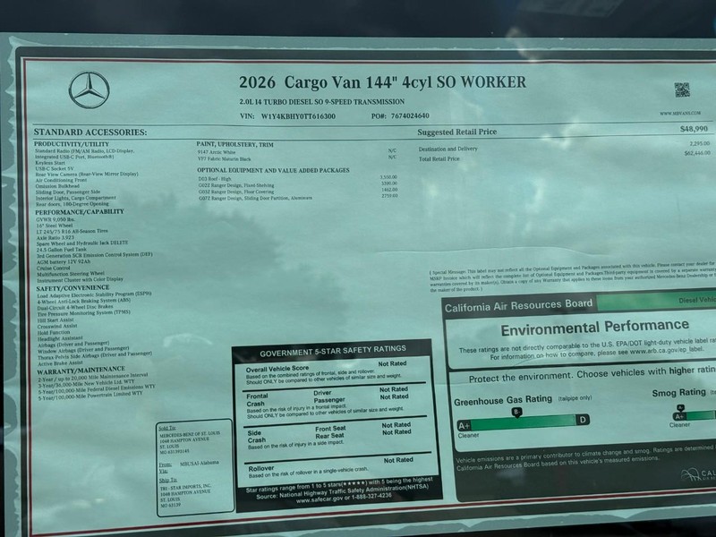 Mercedes-Benz Sprinter Van Vehicle Full-screen Gallery Image 4