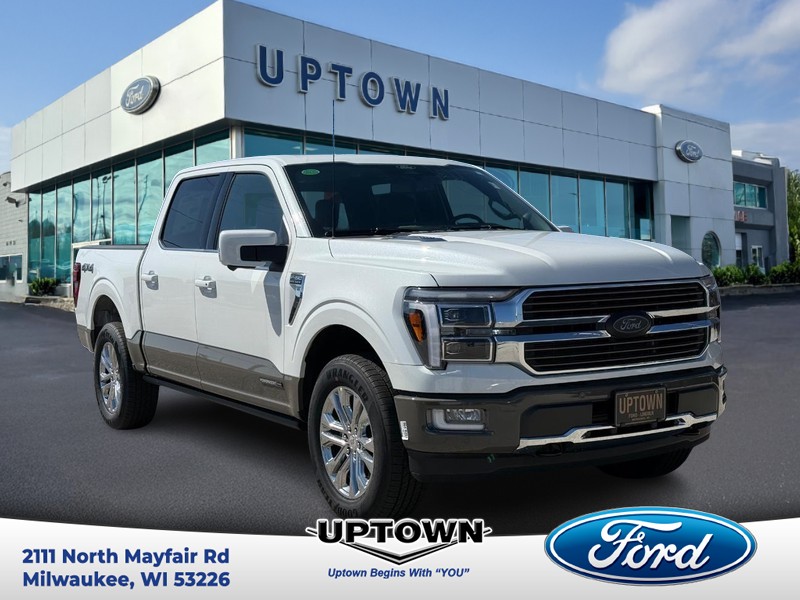 Star White Metallic Tri-Coat 2026 Ford F-150 King Ranch SuperCrew 4WD Pickup Truck Four-Wheel Drive Continuously Variable Transmission