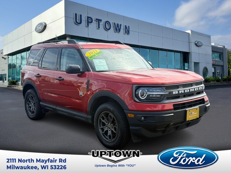 Hot Pepper Red Tinted Clearcoat 2023 Ford Bronco Sport SUV / Crossover All-Wheel Drive Automatic