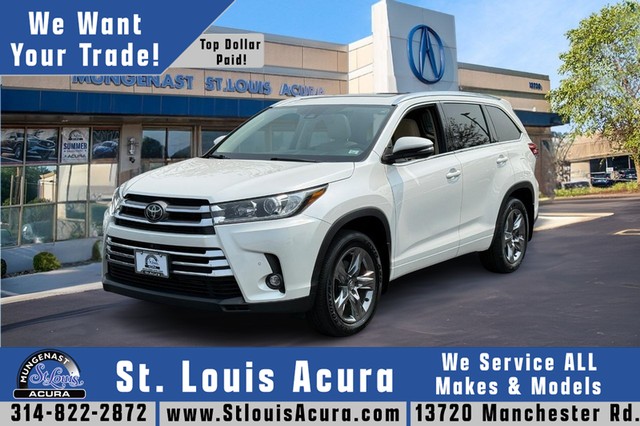 2019 Toyota Highlander Limited Platinum at Mungenast Acura in Manchester MO