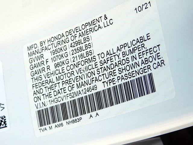 Honda Accord Sedan Vehicle Image 24
