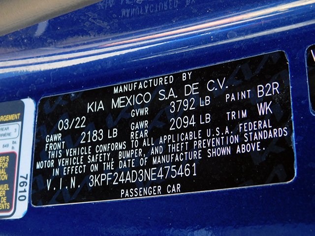 Kia Forte Vehicle Image 22
