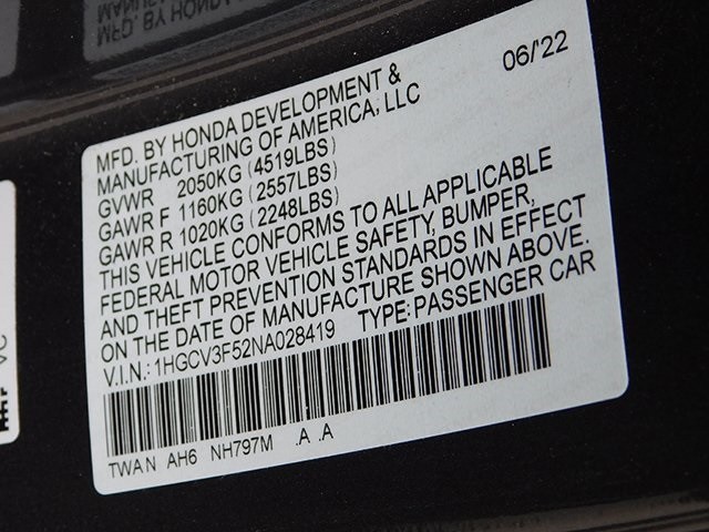 Honda Accord Hybrid Vehicle Image 27