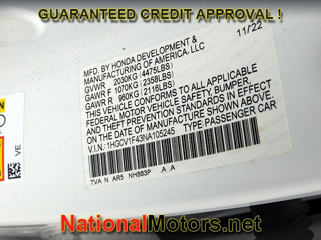 Honda Accord Sedan Vehicle Full-screen Gallery Image 24