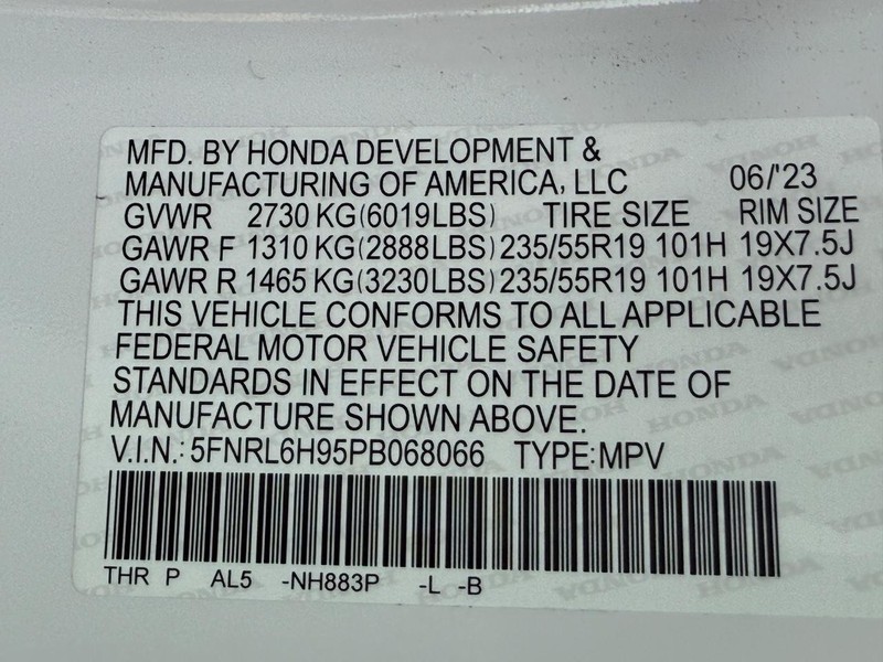 Honda Odyssey Vehicle Full-screen Gallery Image 28