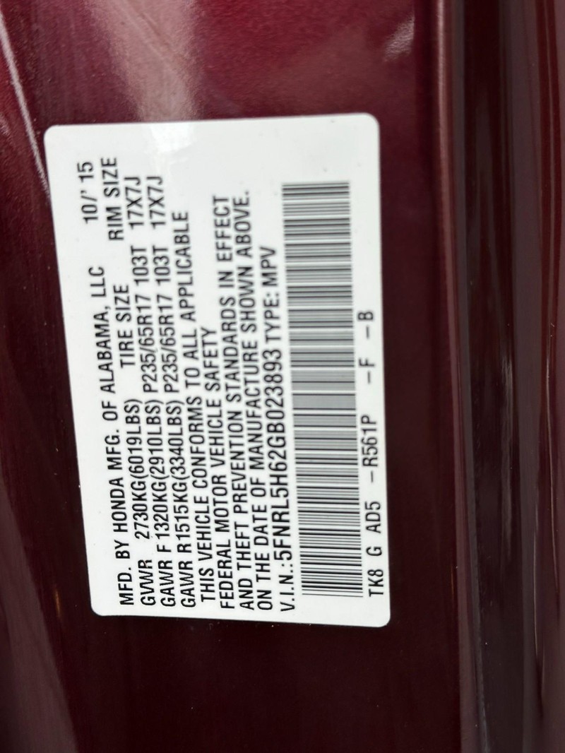 Honda Odyssey Vehicle Full-screen Gallery Image 23