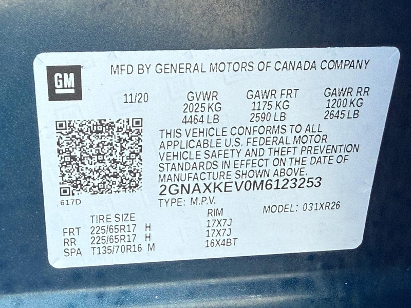 Chevrolet Equinox Vehicle Full-screen Gallery Image 23