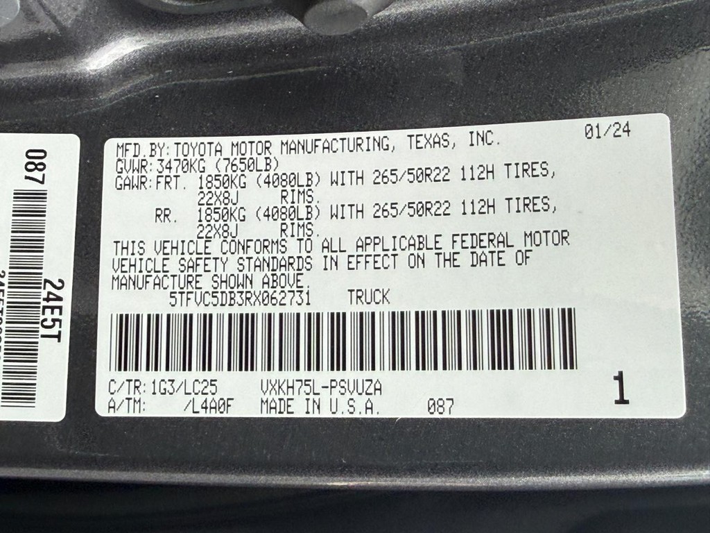 Toyota Tundra 4WD Vehicle Full-screen Gallery Image 27