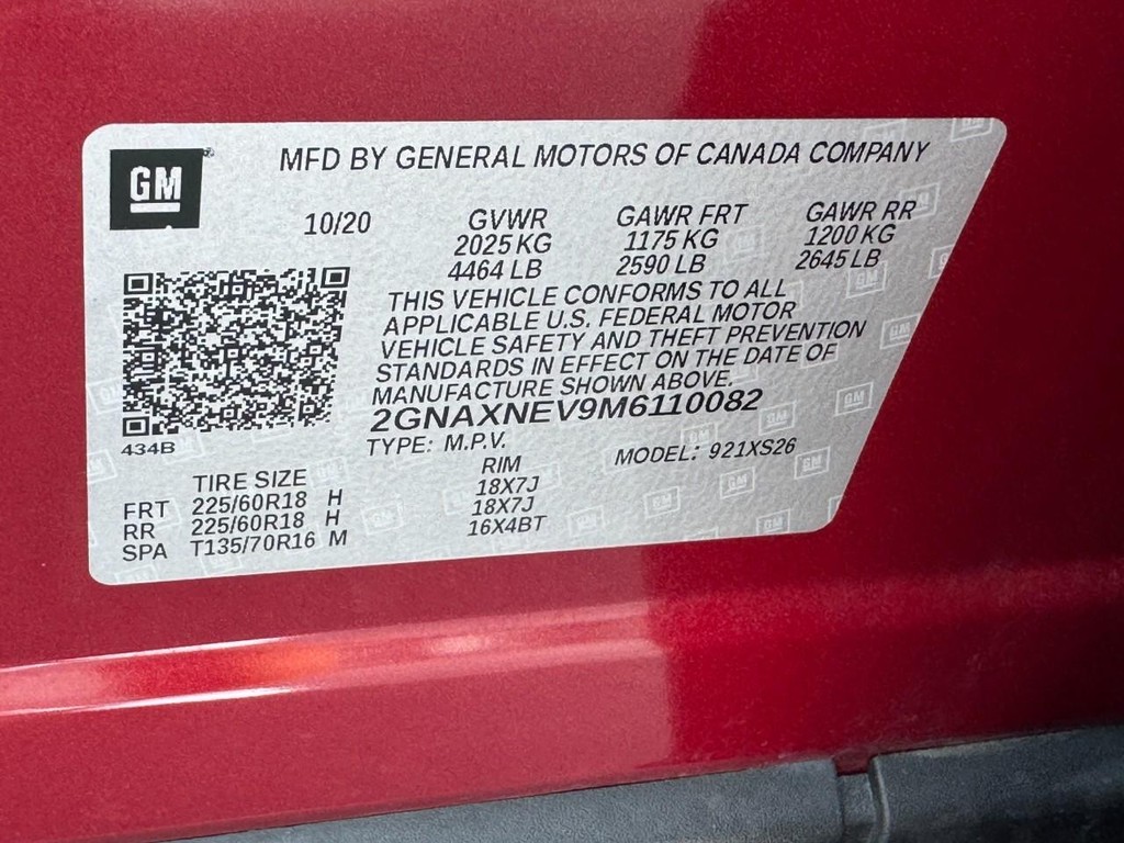Chevrolet Equinox Vehicle Full-screen Gallery Image 20
