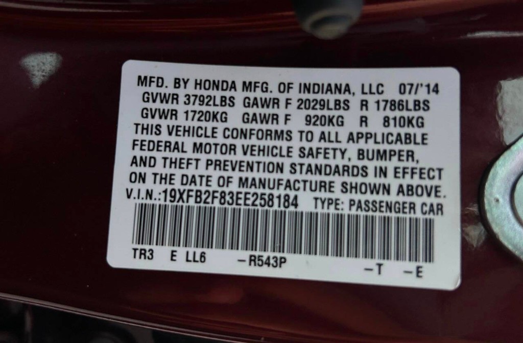 Honda Civic Sedan Vehicle Full-screen Gallery Image 17