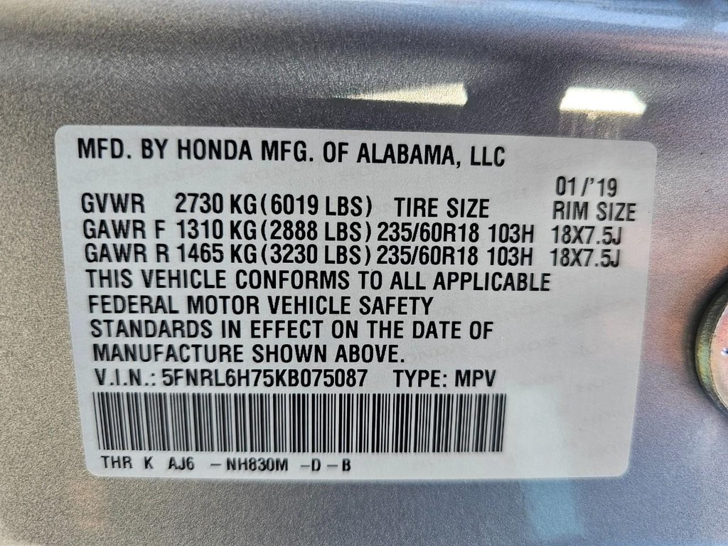 Honda Odyssey Vehicle Full-screen Gallery Image 42