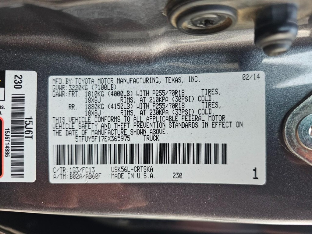 Toyota Tundra 4WD Truck Vehicle Full-screen Gallery Image 35