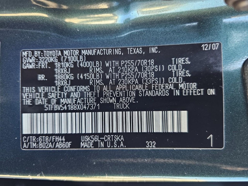 Toyota Tundra 4WD Truck Vehicle Full-screen Gallery Image 42