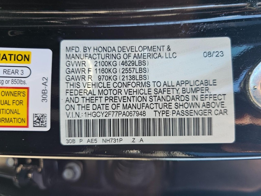 Honda Accord Hybrid Vehicle Full-screen Gallery Image 36