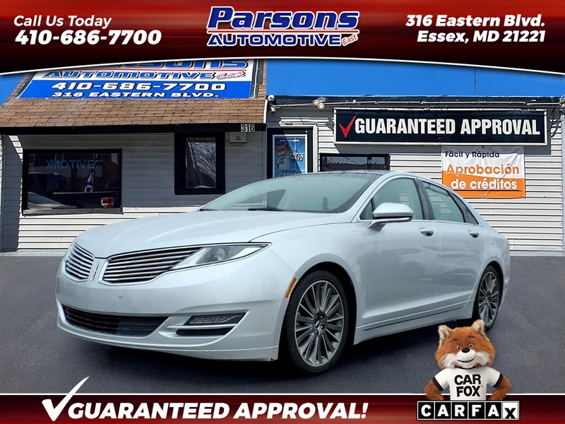 Silver 2016 Lincoln MKZ FWD Sedan Front-Wheel Drive Automatic