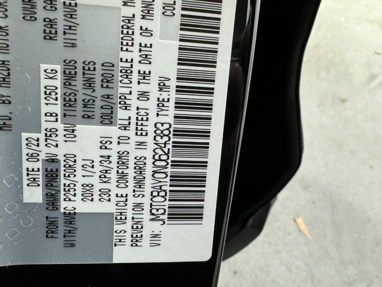 Mazda CX-9 Vehicle Full-screen Gallery Image 34