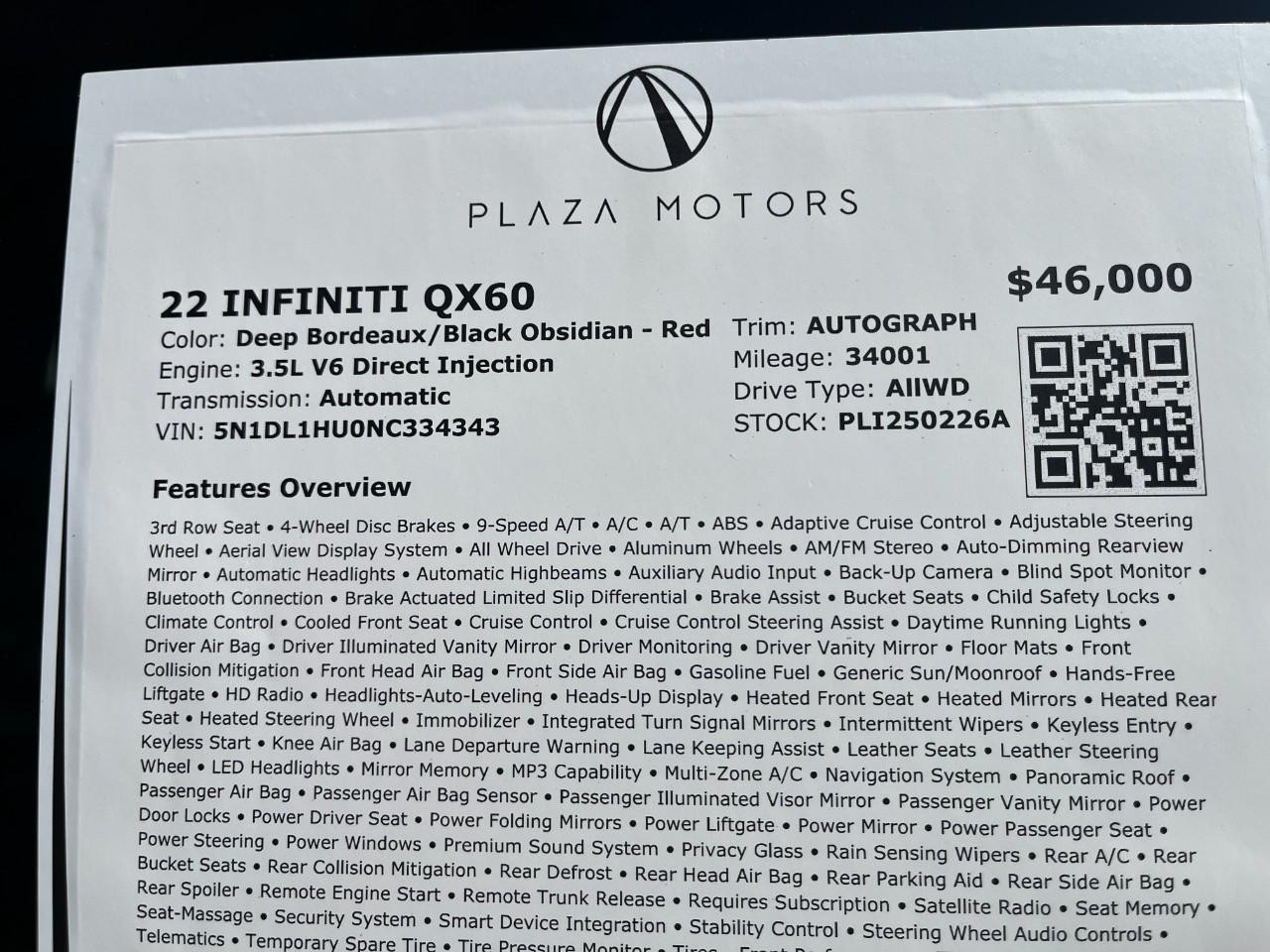 INFINITI QX60 Vehicle Full-screen Gallery Image 40