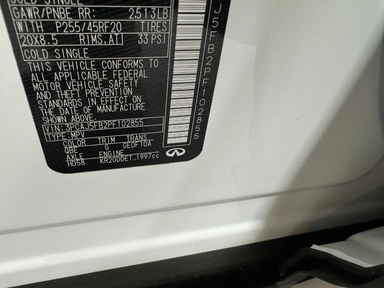 INFINITI QX50 Vehicle Full-screen Gallery Image 32