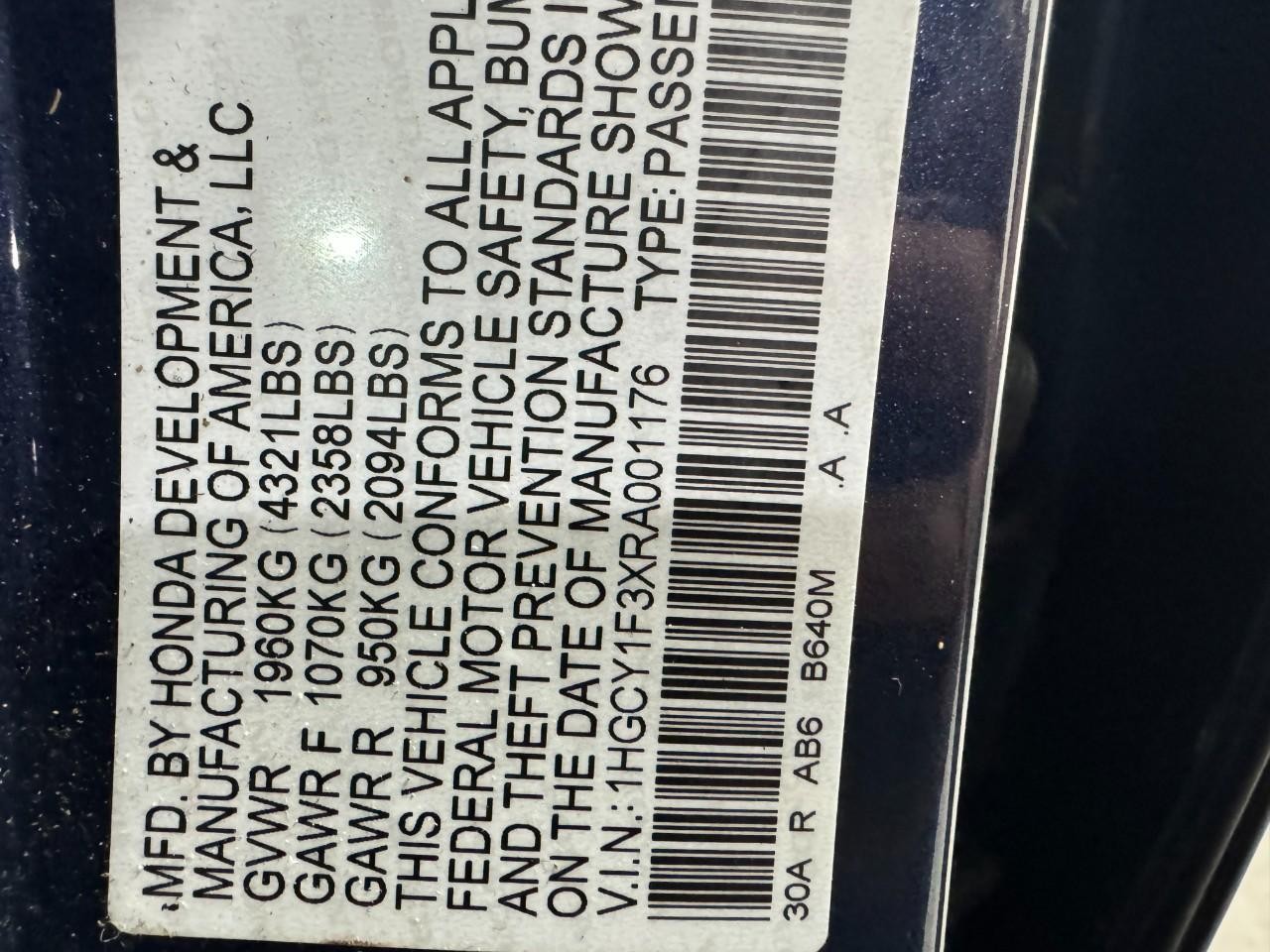 Honda Accord Sedan Vehicle Full-screen Gallery Image 30