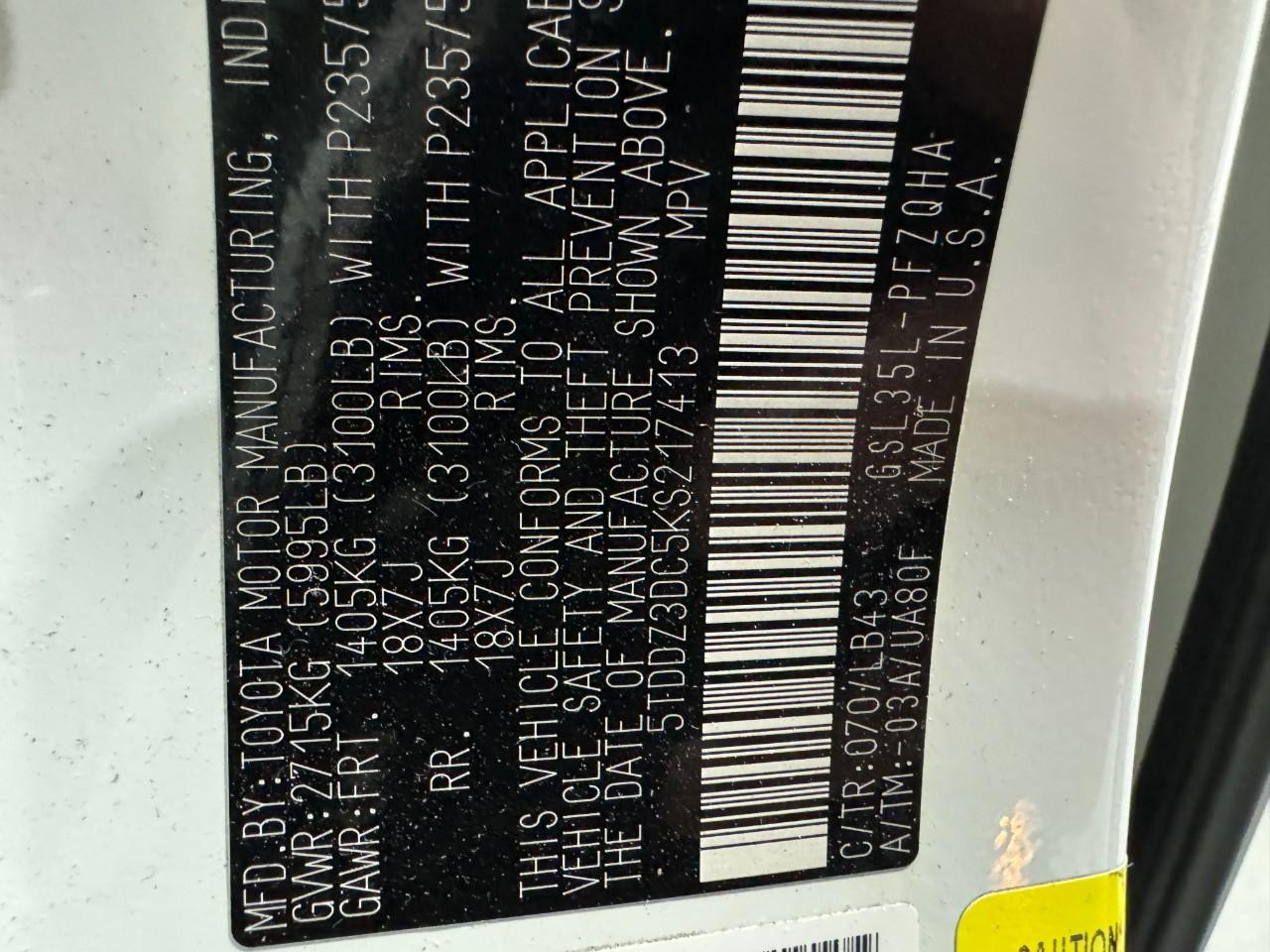 Toyota Sienna Vehicle Full-screen Gallery Image 37