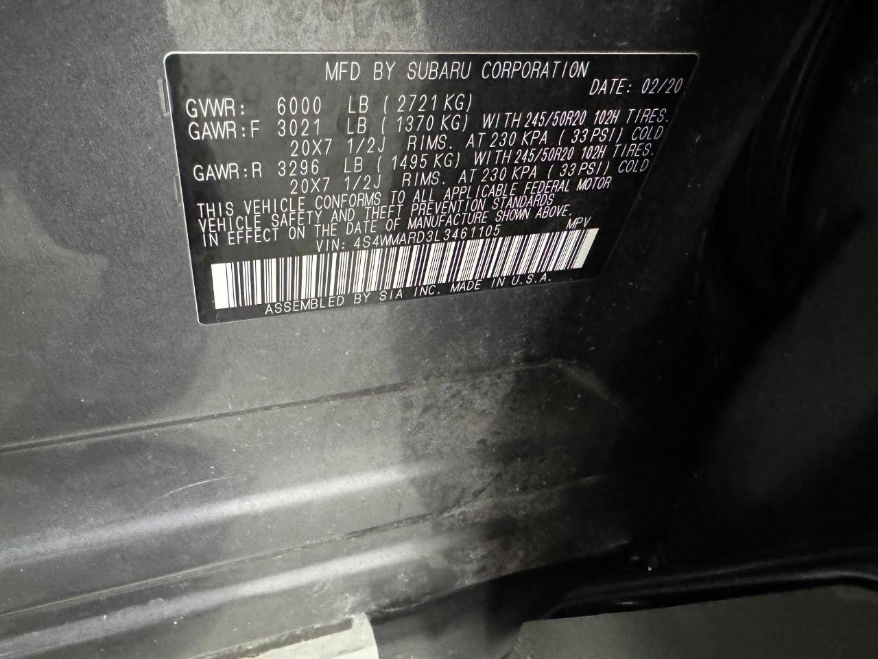 Subaru Ascent Vehicle Full-screen Gallery Image 36