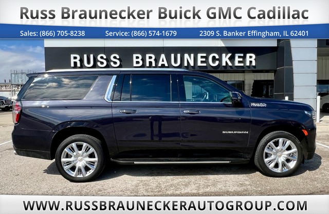2022 Chevrolet Suburban High Country at Russ Braunecker Cadillac Buick GMC in Effingham IL