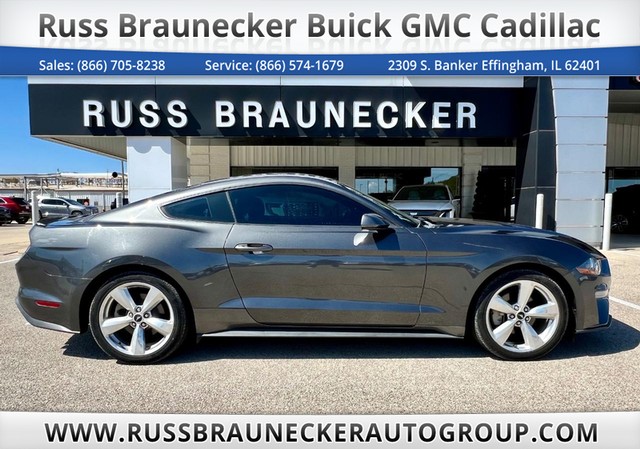 Used 2019 Ford Mustang EcoBoost Premium with VIN 1FA6P8TH7K5203100 for sale in Effingham, IL