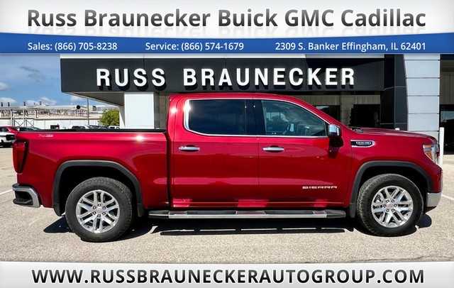 Used 2020 GMC Sierra 1500 SLT with VIN 1GTU9DED6LZ318716 for sale in Effingham, IL