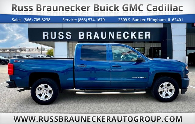 Used 2018 Chevrolet Silverado 1500 LT with VIN 3GCUKREC0JG315767 for sale in Effingham, IL